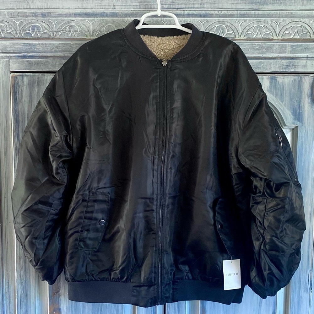 FOREVER 21 Reversible Bomber Jacket